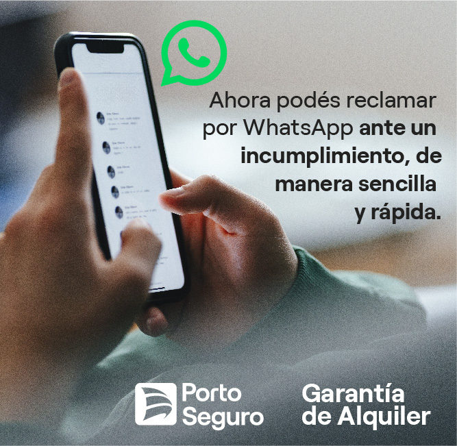 Ahora podes reclamar por WhatsApp ante un incumplimiento, de manera sencilla y rápida.