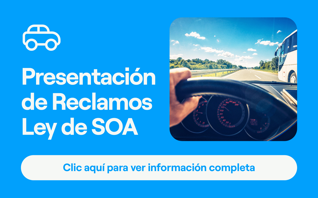 Presentación de reclamos Ley SOA